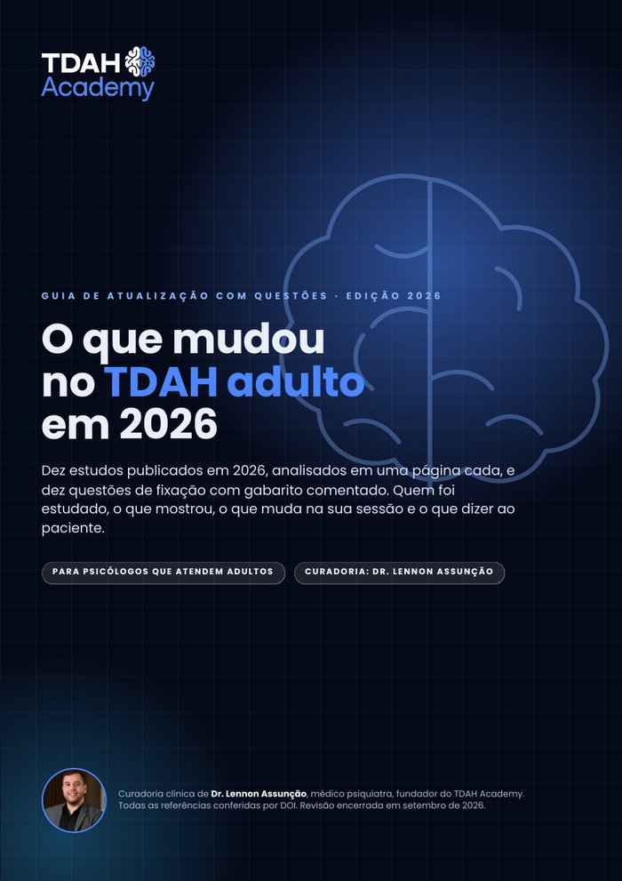 Capa do e-book O que mudou no TDAH adulto em 2026